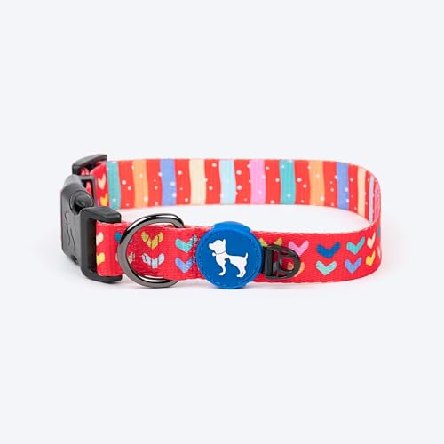 Image of HUFT Heart to Heart Dog Collar - Red - L