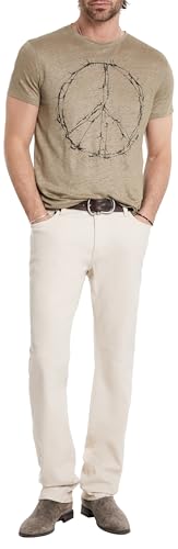 John Varvatos Men's Barbedwire Peace Tee3