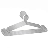gofuch ハンガー ステンレスハンガー 洗濯ハンガー ステンレス 10本 セット hangers シルバー おしゃれ 頑丈 錆びにくい 曲がらない 男女共用で使える はんがー スリム 軽量