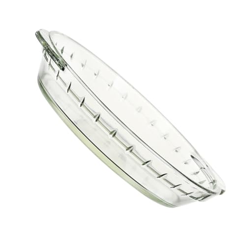 Plat de cuisson verre pour micro-ondes et four transparent - 2
