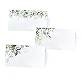 120 Pack place cards with Watercolor pattern Seating Place Cards for table setting table Weddings,Banquets,Dinner Parties,Name Cards