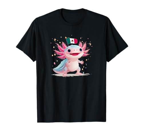 Mexican Axolotl Costume for Boys and Girls T-Shirt
