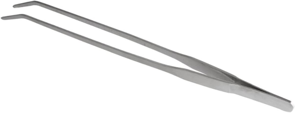 FOMIYES 3pcs Stainless Steel Curved Tip Tweezers for Aquatic Plants Ergonomic Fish Tank Plant Tongs for Easy Trimming and Maintenance of Aquarium Flora