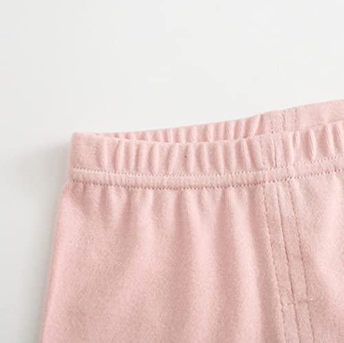 Toddler Children Kids Baby Girls Solid Ruffled Pants Leggings Trousers Clothes Outfits Girls Sports Clothes2