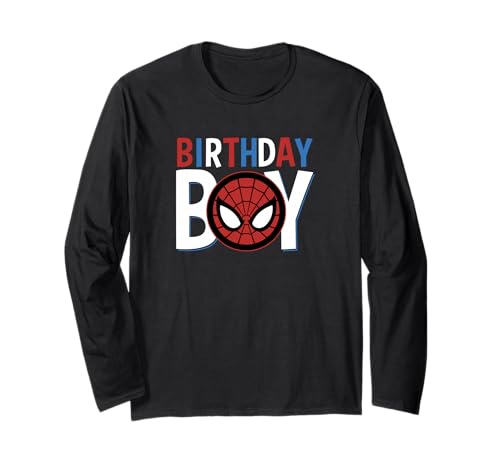 T-shirt Spider-Man anniversaire garçon à manches longues Marvel Avengers
