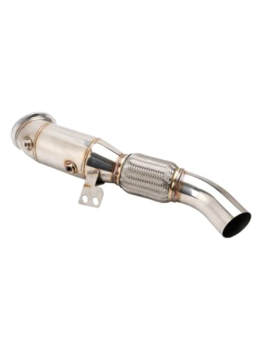 Areyourshop 4.5″ Catless Exhaust Downpipe Fit for BMW B58 F&G Series 3.0L 335i 340i F30/F34 2016+