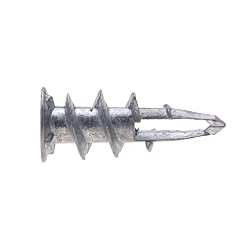 Drywall Anchors, Plasterboard Dowels 50 Pack 15mm x 29mm Alloy Plugs, Drywall Fasteners, Plaster Wall Plugs, Cavity Dowels, Aluminium Fixings - Screw in Anchors for Shelfs, Coat Hangers, Furniture - Image 4