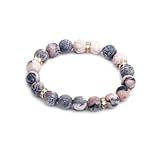 liagza Healing Bracelet For Women Anxiety Crystal Bracelet Chakra Beaded Bracelets Rose Quartz Crystals And Healing Stones Yoga Bead Bracelet Calming Stretch Bracelet Stress Relief Gifts For Women