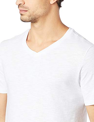 Camiseta Básica Masculina Slim Em Malha Flamê