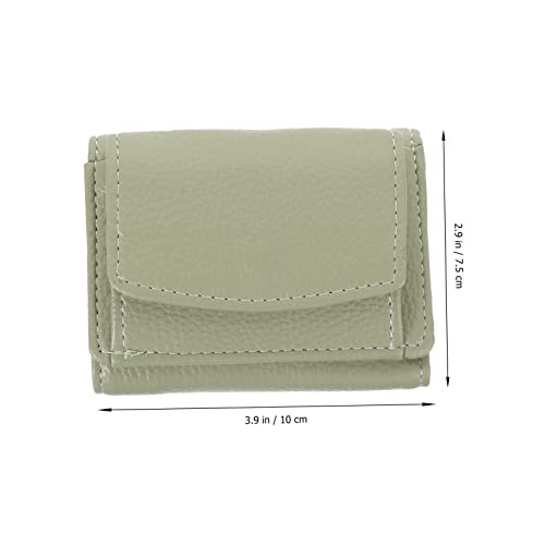 Homoyoyo Pu Leather Wallet for Women Rfid-blocking Coin Purse Multiple Card Slots Compact Fashion Organizer for Travel Shopping and Daily Use Green3