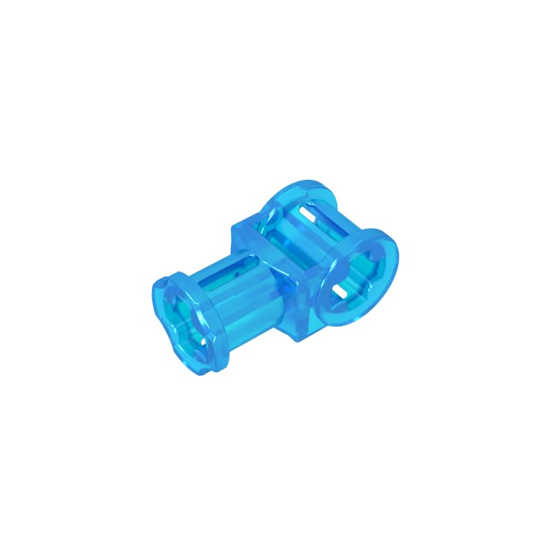 Gobricks Shaft Bolt Connection Technic Axle Connector with Axle Hole 32039 42135 4107081 GDS-931 50Pieces Compatible with Lego Classic Bulk Toy MOC Color:Trans-Dark Blue โ image 1