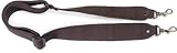 Verstellbare Länge Stagg 22440 Wildleder-Banjogurt (verstellbar, 2x Karabinerhaken, Breite: 5 cm) dunkelbraun
