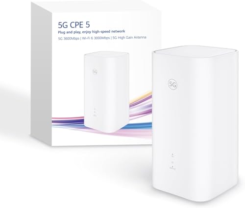 5G CPE 5, H155, 5G Router SIM, Wi-Fi 6 AX3000,