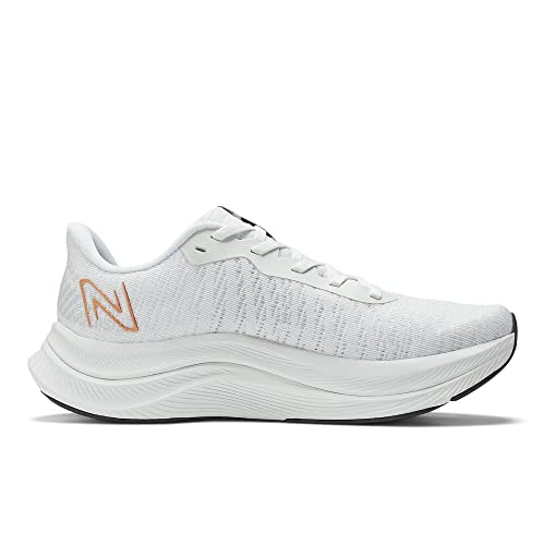 New Balance New Balance Women's FuelCell Propel V4 Running Shoe, Quartz Grey/Granite/Copper Metallic, 5 Wide
