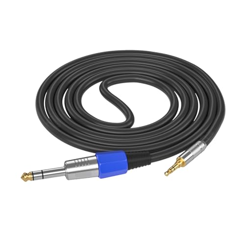 Câble 3.5 mm vers 6.35 mm pour relier un PC portable à une régie