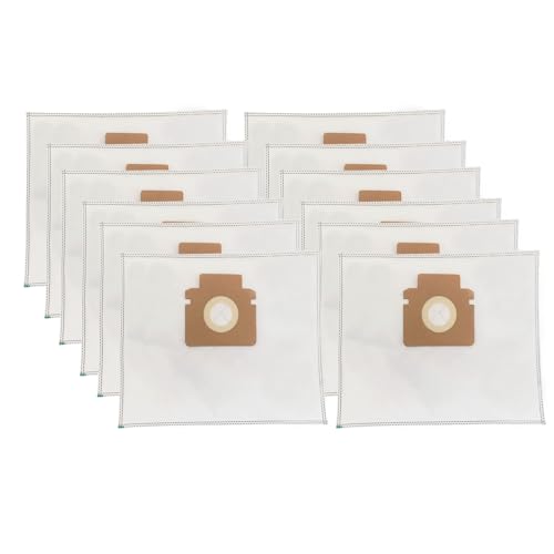 PUREBURG H90 Replacement Dust Bags Compatible with Hoover H-ENERGY 300 Bagged Cylinder Vacuum Cleaner,12-Pack Air Dust Clean Vacs Bag