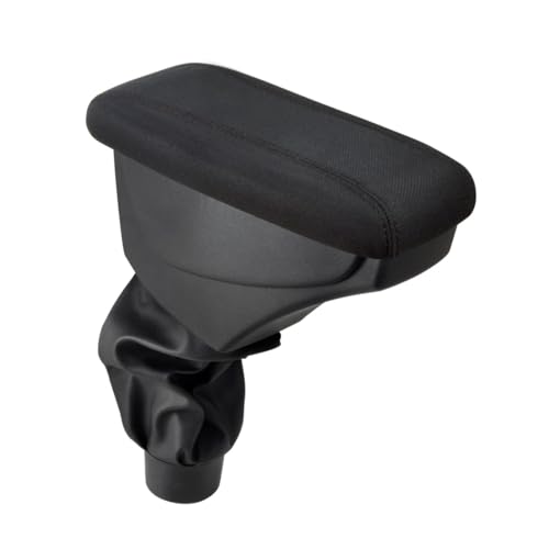 Apoio de Braço Compatível com EcoSport tecido preto cost. preta (2013/2017)