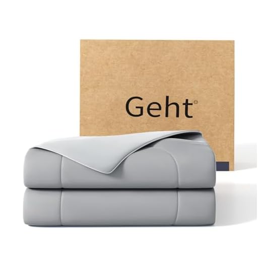 Gehtmnl Cooling Blanket for Hot Sleepers & Night Sweats – Cooling Comforter, Breathable Lightweight Double-Sided Summer Bedding, Breathable Soft All Season (Frosty Light Grey, Queen(90"x90"))