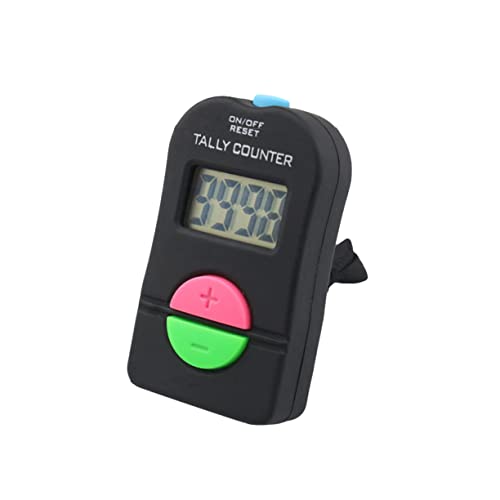 Parliky Four Plus Minus LED Display Digital Countdown Counter with Sound Reversible Up Down Counter for Sports Cooking and Classroom Use