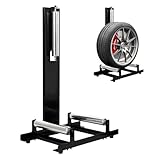 CStern Reifenregal Reinigungsständer Autoreifen Ständer Garagen Zubehör für Reinigen und Polieren von Reifen,Tragkraft 50kg,58x36.5x89cm