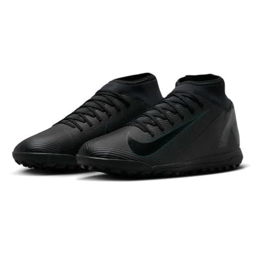 NIKE Superfly 10 Club TF, Sneaker Hombre, Black Black Deep Jungle, 38 EU