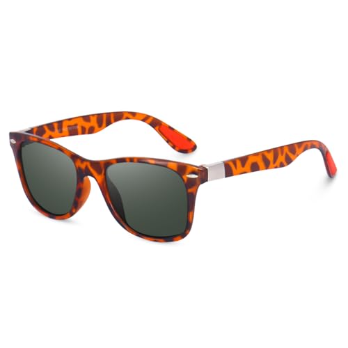 Image of Dervin UV 400 and Polarized Square Sunglasses Shades for Men & Women