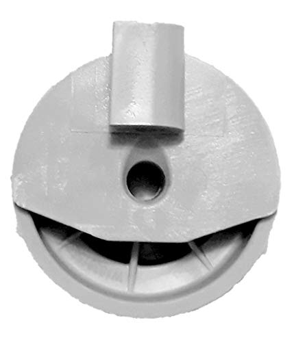Roldana cesto lava louças Brastemp original cinza W10384339