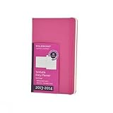  Moleskine Drehbarer Kalender 18 Monate 2013-2014 / Pocket / Fester Einband / Magenta (Moleskine Diaries)