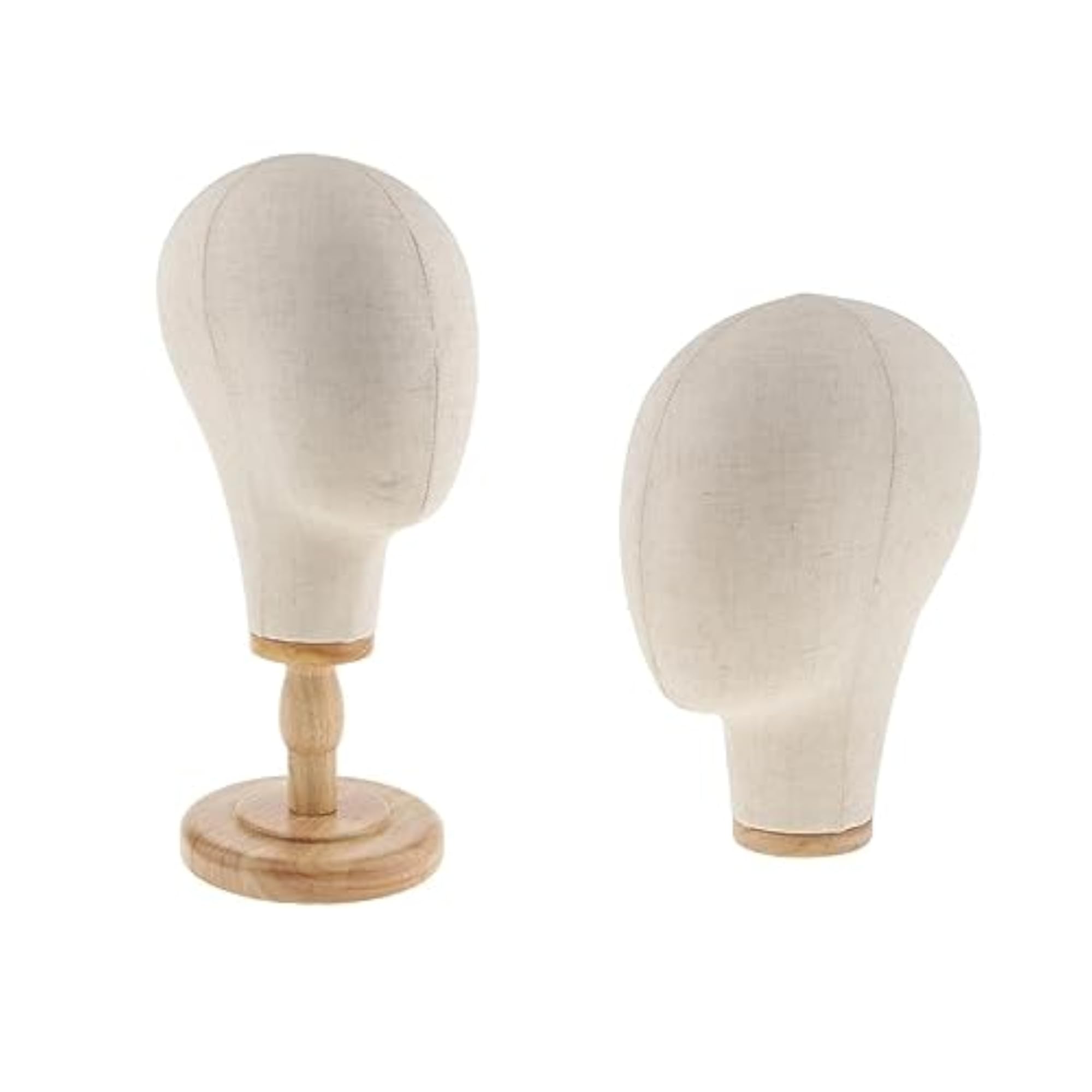 Canvas Block Mannequin Head Wig Hat Making Display Holder