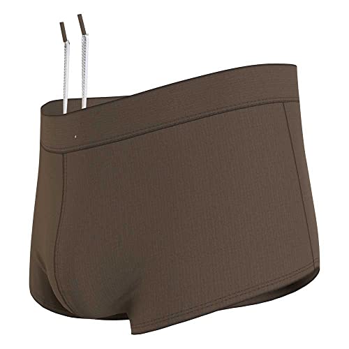 Calvin Klein Herren Boxershorts Trunk mit Stretch, Grün (Brown Olive), S – Ansicht 4