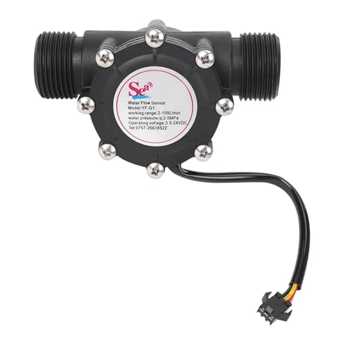 Débitmètre à effet Hall DN25 1 pouce pour chauffe-eau et pompe à chaleur de 2 à 100L/Min