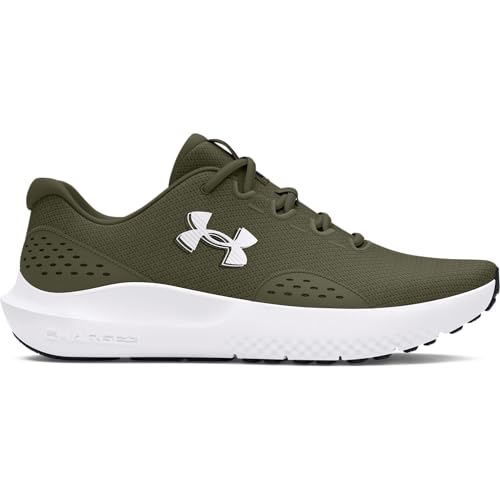 Under Armour UA Charged Surge 4, Scarpa da Corsa Uomo, Marine Od Green Marine Od Green White, 42 EU