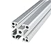 GTPBAO 40x40mm Aluminum Square Tube 4040 Extrusion Profile for DIY Cabinet Frame Industrial Machinery Bracket Climbing Racks Extruded Rail(800mm Long)