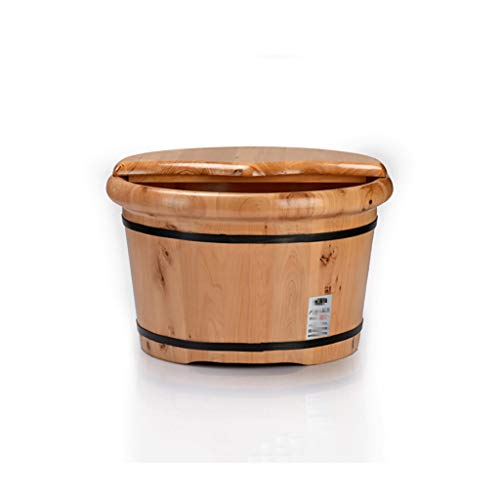 Katzowen Baño de Pies de Madera 26cm Spa para Pedicure miniatura 3