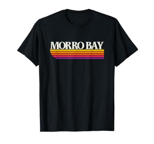 Morro Bay California Retro Graphic - Morro Bay CA T-Shirt