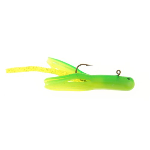 Berkley PowerBait Pre-Rigged Atomic Teasers Fishing Bait, Green Chartreuse, Irresistible Scent & Flavor, Ready-to-Fish, Ideal for Trout, Bass, Panfish Species and More