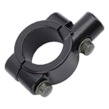 2 szt. Zaciski do Mocowania Lusterek na kierownicę Motocykla 25 Mm, Aluminium o Wysokiej Wytrzymałości, Uniwersalne do Motocykli ATV Scooter Project Bikes, Rozmiar Gwintu 8 Mm 10