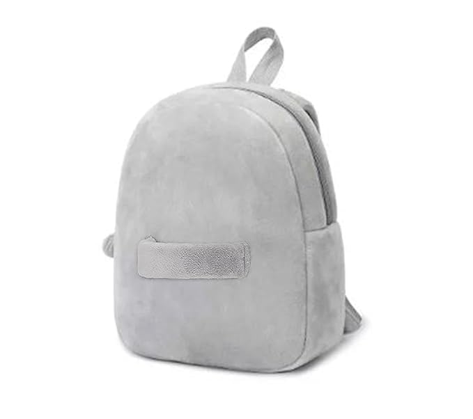 Image of Frantic Kids Velvet School Bag soft plush standard Cute Backpack Baby Girl Preschool Mini Travel Bags Ideal for Baby Girl & Baby Boy & Toddlers Picnic Carry Travelling Bags (2-5 Years)