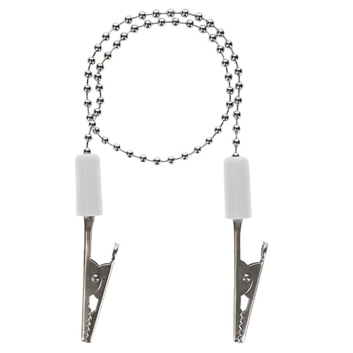 House Brand Dentistry 101263 HSB Dental Patient Bib Clips Chain White 3/Pk