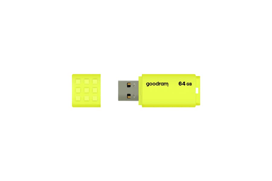 GoodRam UME2 Lecteur USB Flash 64 Go 2.0 jaune pour PC et Mac - 6