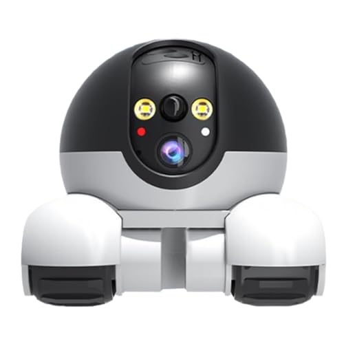 Huxibai Robot Cámara Móvil | Cámara De Seguridad Robot Wifi 1080P | Con Doble 360 Grados Control App Visión Nocturna Para Mascotas Apartamento Garaje Alquiler Vacaciones Huxibai Robot Cámara Móvil | Cámara De Seguridad Robot Wifi 1080P | Con Doble 360 Grados Control App Visión Nocturna Para Mascotas Apartamento Garaje Alquiler Vacaciones