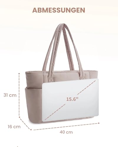 Sac cabas grand format doté d'une poche pour PC portable
