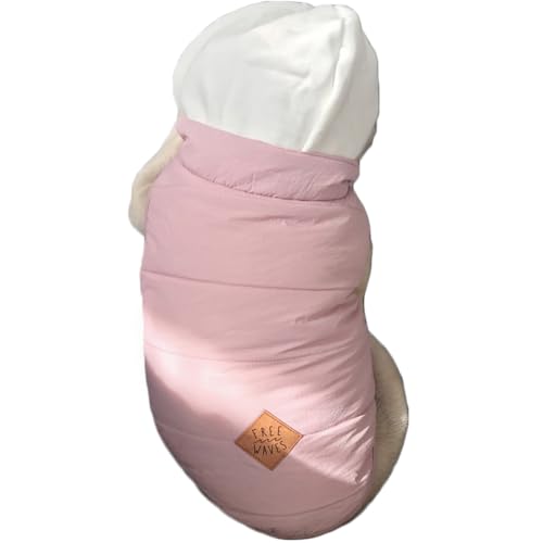 CLARAH ドッグウェア パーカー 中綿ダウンベスト フード付き 大きいサイズ ポス dt190703216-am 3XL PINK