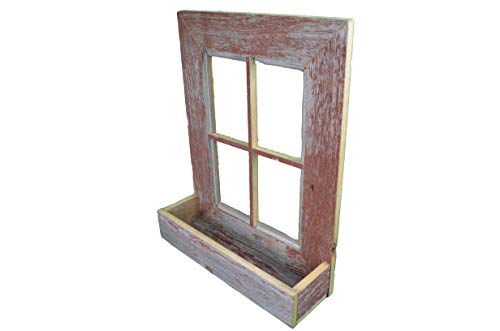 Amishwares, Collectible Handmade Barn Wood Window Frame Flower Box Planter Decoration Home And Garden Primitive And Rustic Barn Wood Window Frame Flower Box Barnwood #TOP4