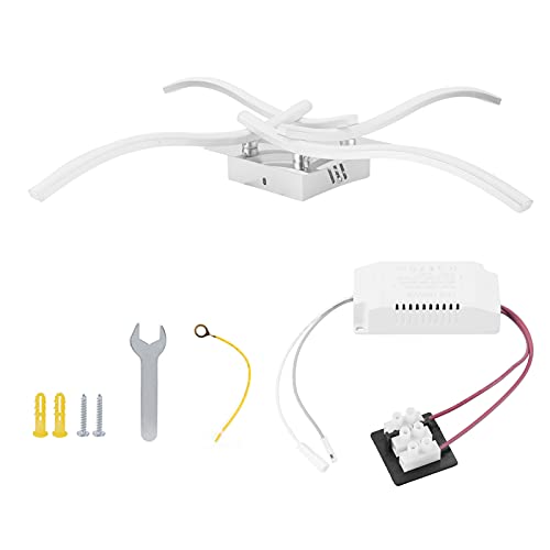 Yuecoom Lámpara de techo Lámpara de arco La lámpara de techo LED para el hogar es adecuada para iluminación de dormitorio/estudio/comedor
