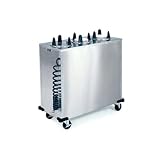 Lakeside 6200 Heated Cabinet Style Mobile Dish Dispenser, Two Tubes & 5' Diameter Maximum Dish Size