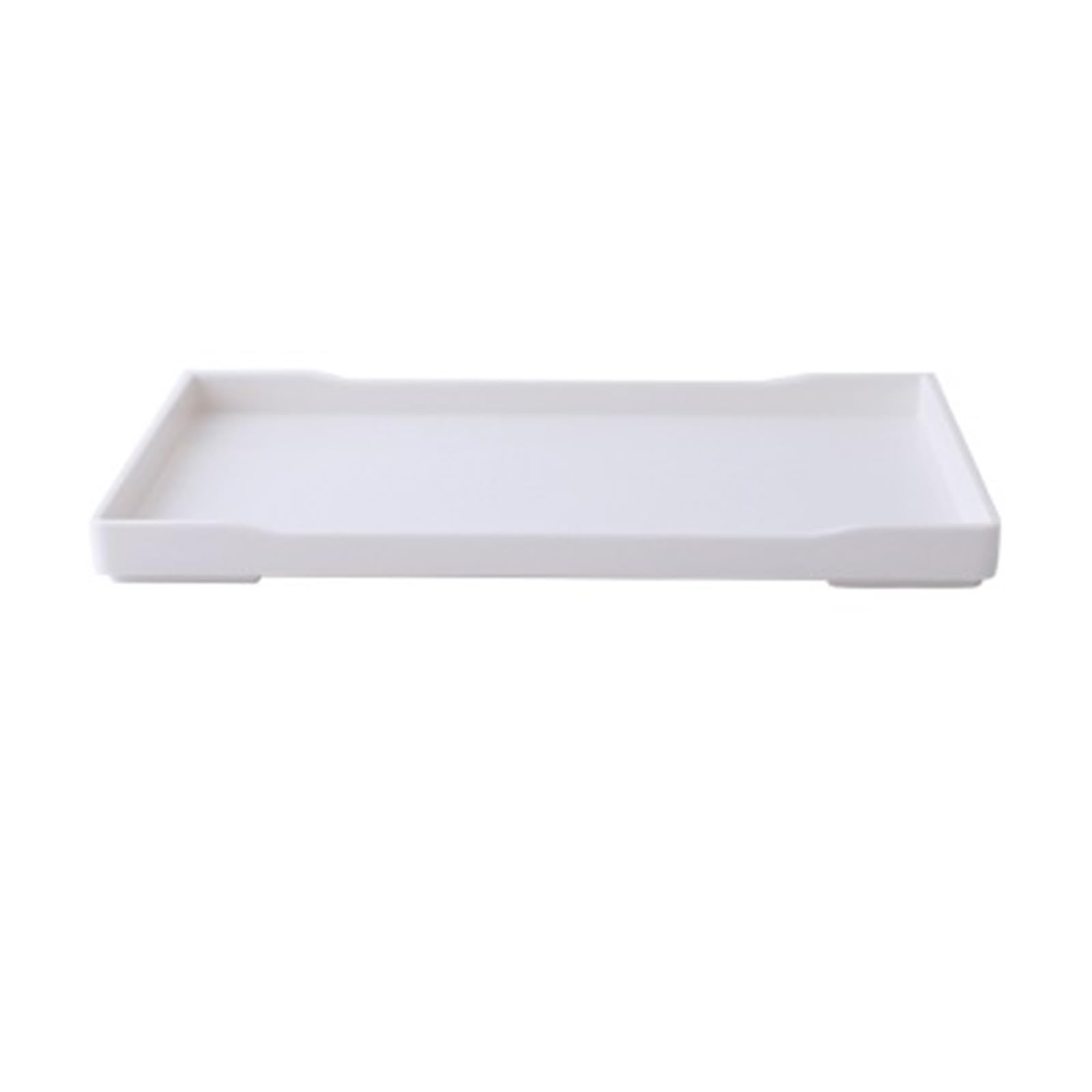 Set di accessori da bagno in ceramica nordica con piante verdi bianche(WHITE tray2)