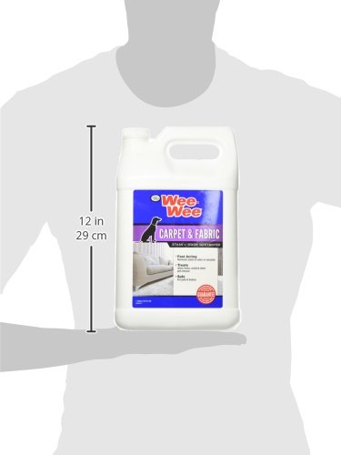 Image of Four Paws Wee-Wee Pet Stain and Odor Eliminator for Carpet Stains 128 Ounces (Pack of 2)
