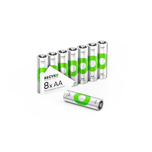 RECYKO Rechargeable AA Batteries 2000mAh –...