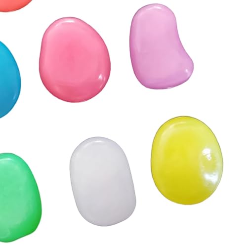 Piedras coloridas brillantes de 1.8 pulgadas para diseño del paisaje del acuario y jardín 5